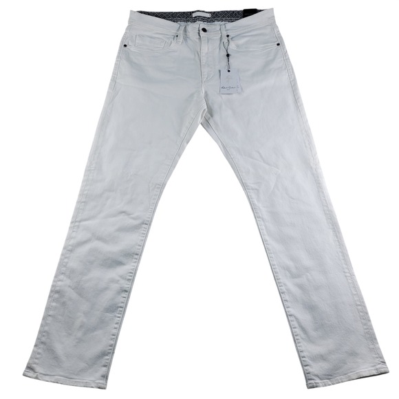 Robert Graham Other - Robert Graham Perfect Fit Jeans Men's 36x33.5 White Straight Leg Trousers NEW